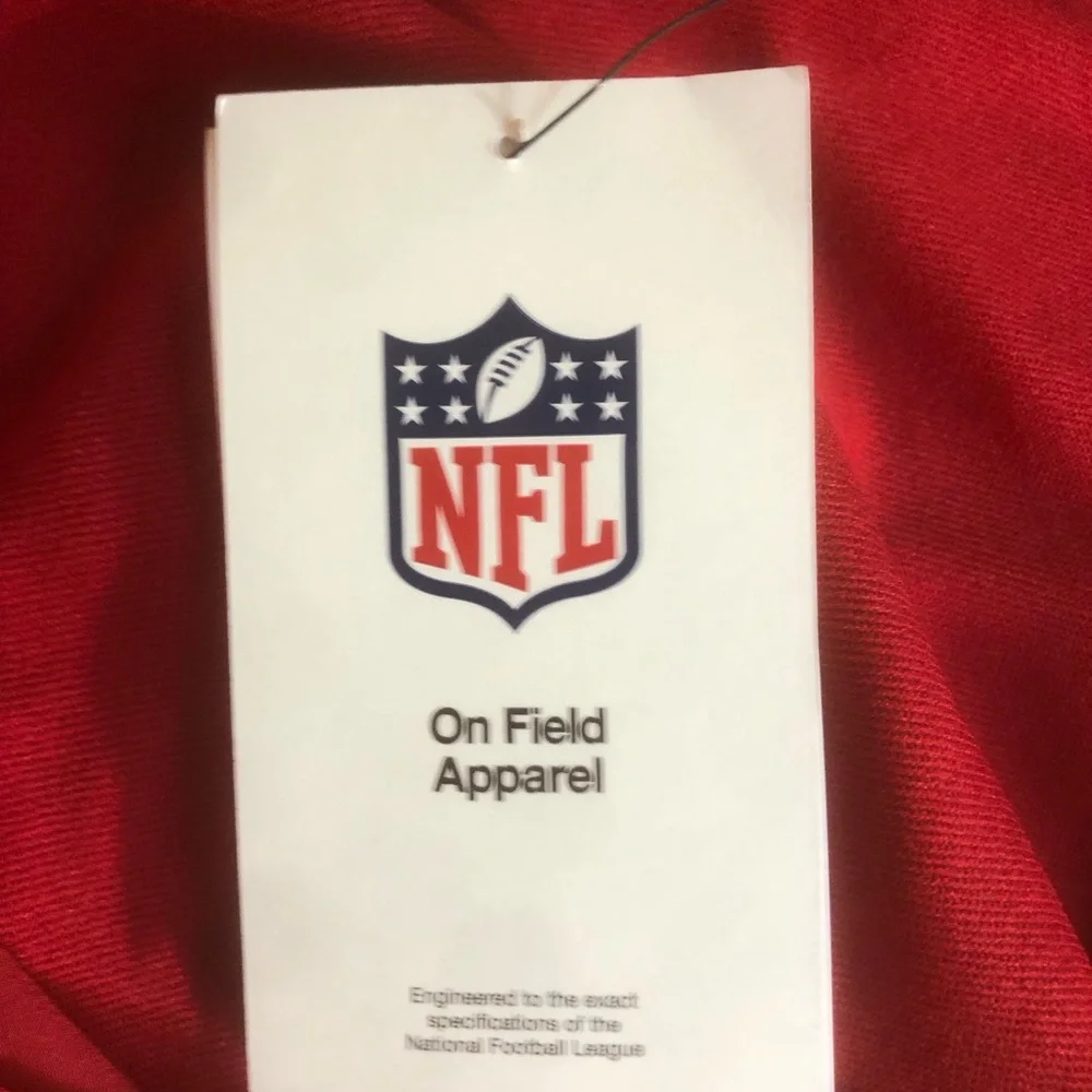Nike NFL San Francisco 49ers Team Issued PE 1/2 Zip Anorak Jacket Red New